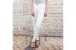 Tummy Tuck Double Button White Skinny Jean - Second Medium