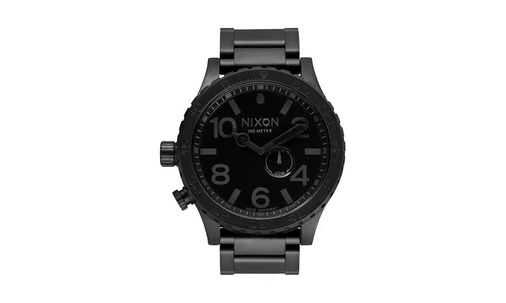 Nixon Men's '51-30' Tide Subdial All Black Watch - Primary Image