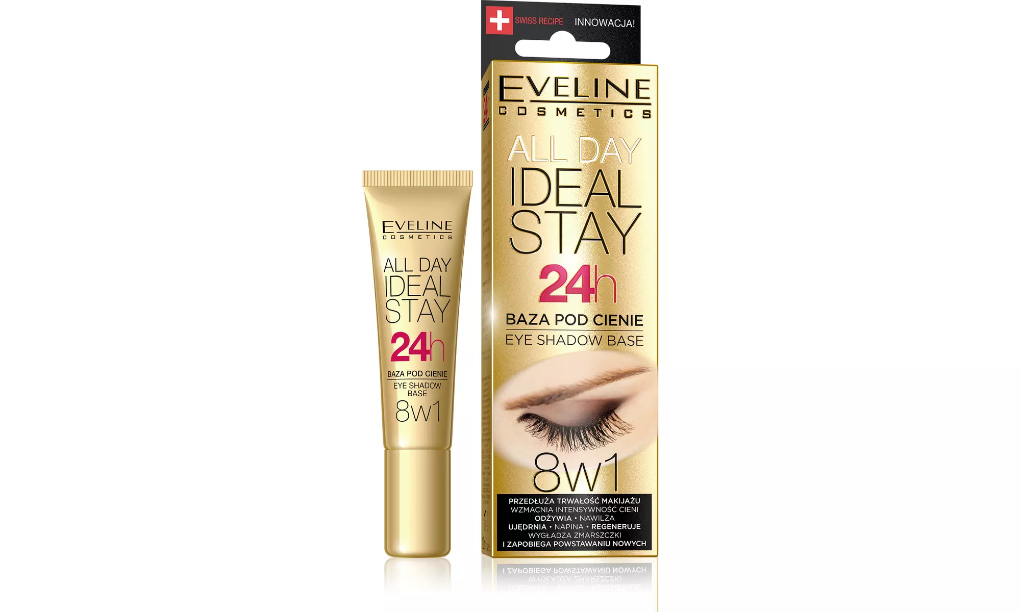 Eveline 8in1 Eyeshadow Base All Day Ideal Stay 24h Eye Primer - Primary Image
