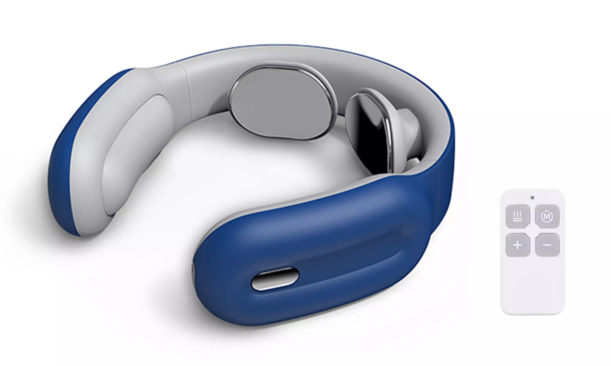 4D Neck Massager Intelligent Wireless Portable Pulse Massager with Heat, 3 Modes - Second Medium