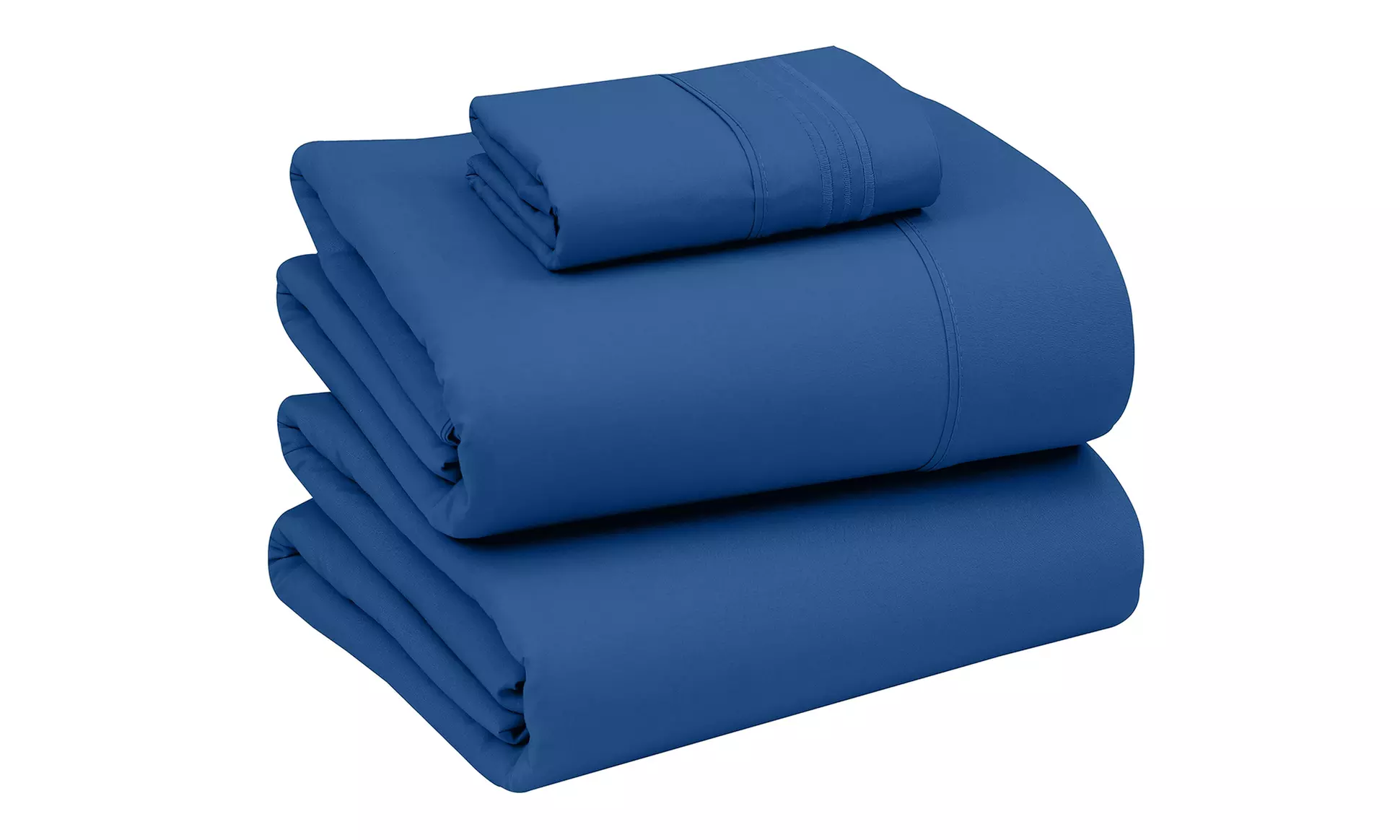 Ruvanti 1800 Series 4 Piece Microfiber Bed Sheet Set Soft Deep Pocket Sheet