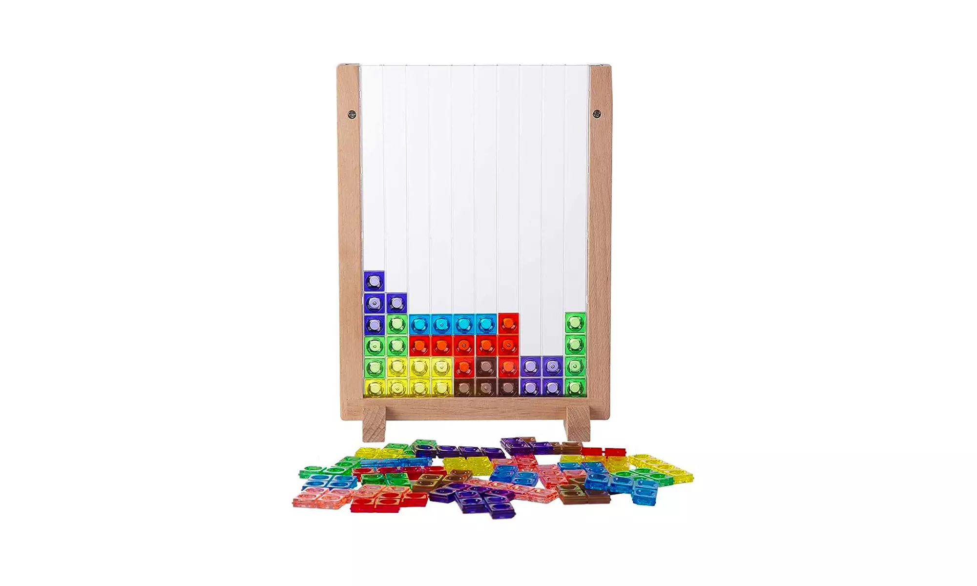 Zummy Wooden Transparent Brain Teasers Blocks Puzzle Brain Teasers Toy