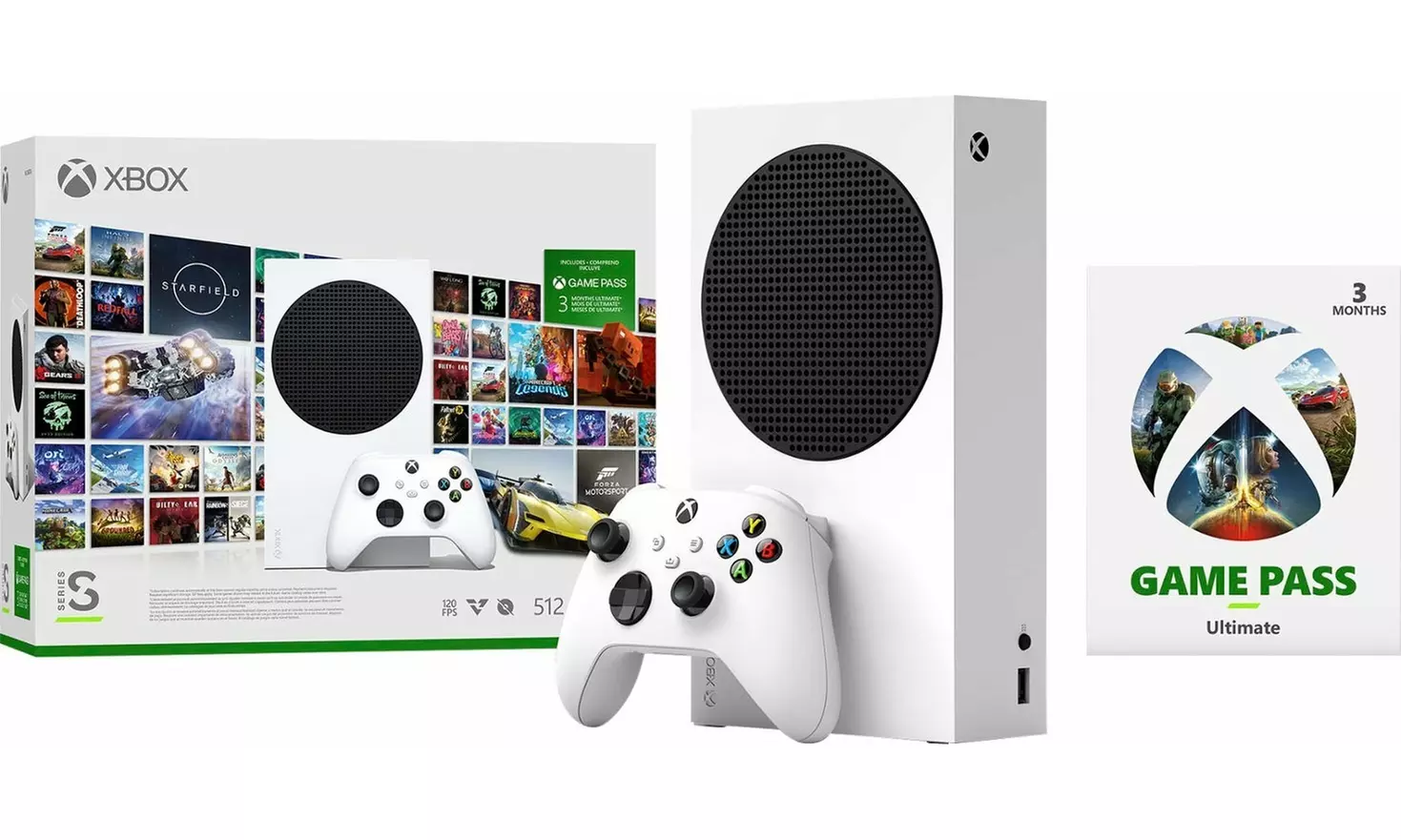 Xbox Series S 512GB All-Digital Console (Disc-Free Gaming) Starter Bundle - Primary Image