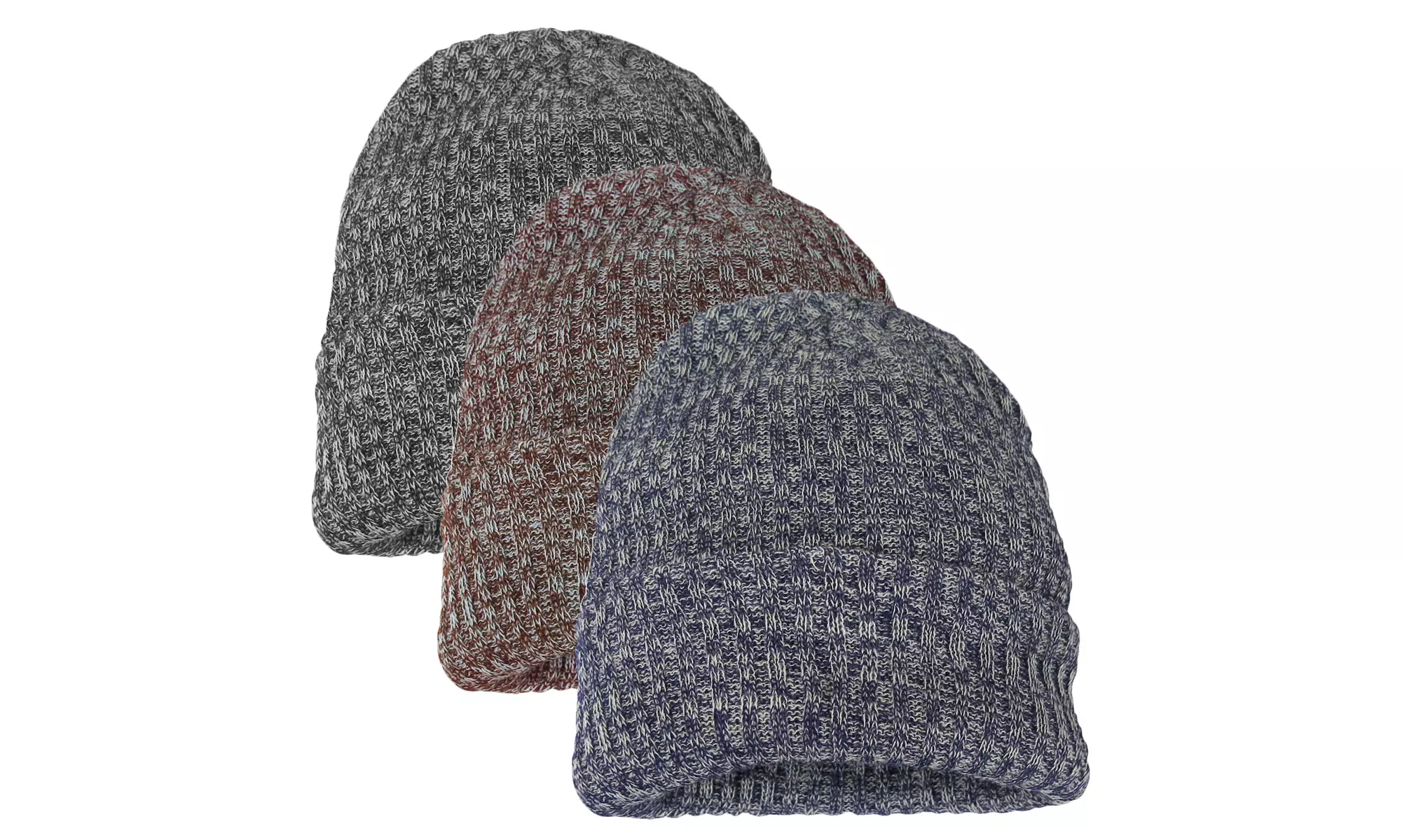 Polar Extreme Men's Ultra Thick Solid Cuffed Hat with 3M Thinsulate Insulation - Primary Image