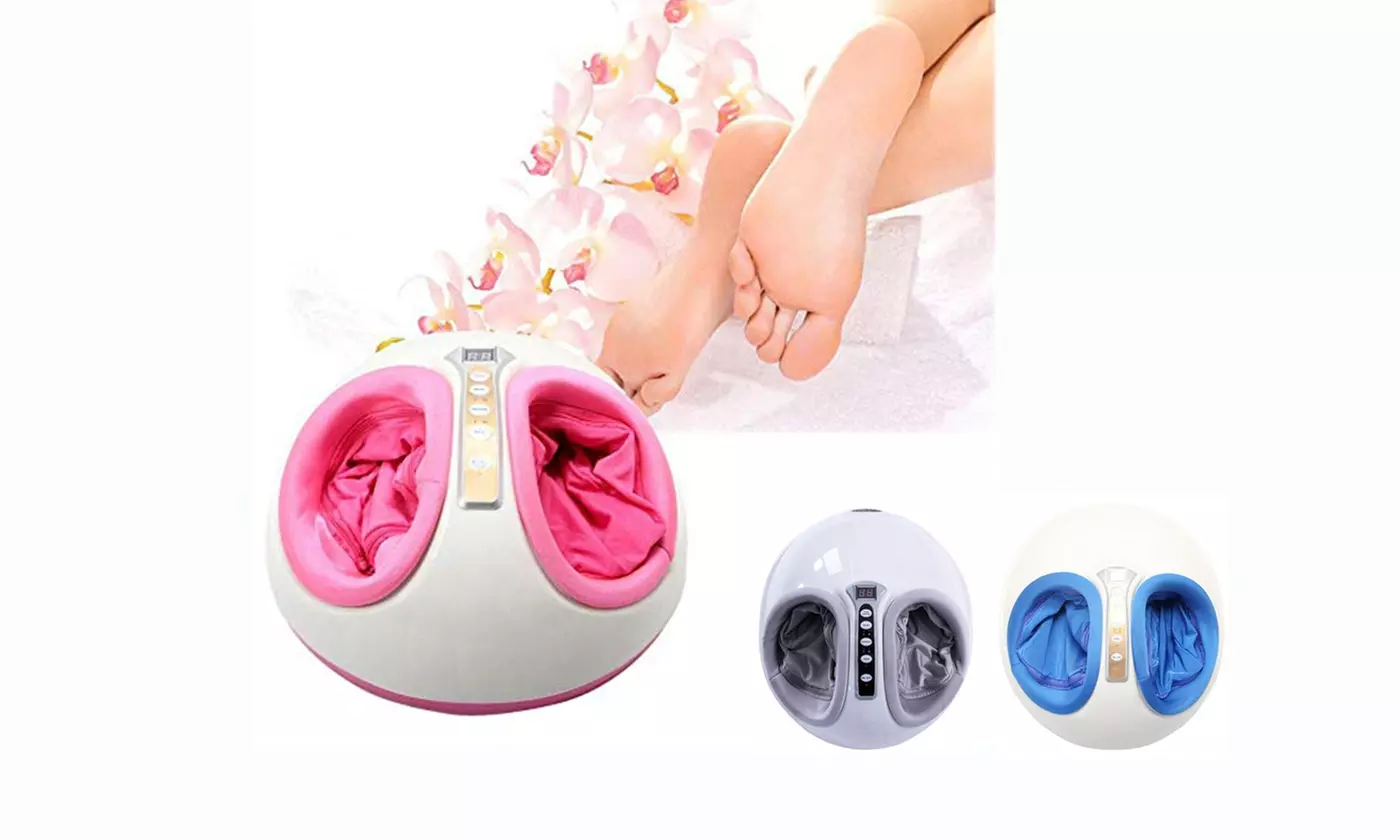 Shiatsu Air Pressure Heat Rolling Kneading Leg Foot Massager  3 Colors - Primary Image