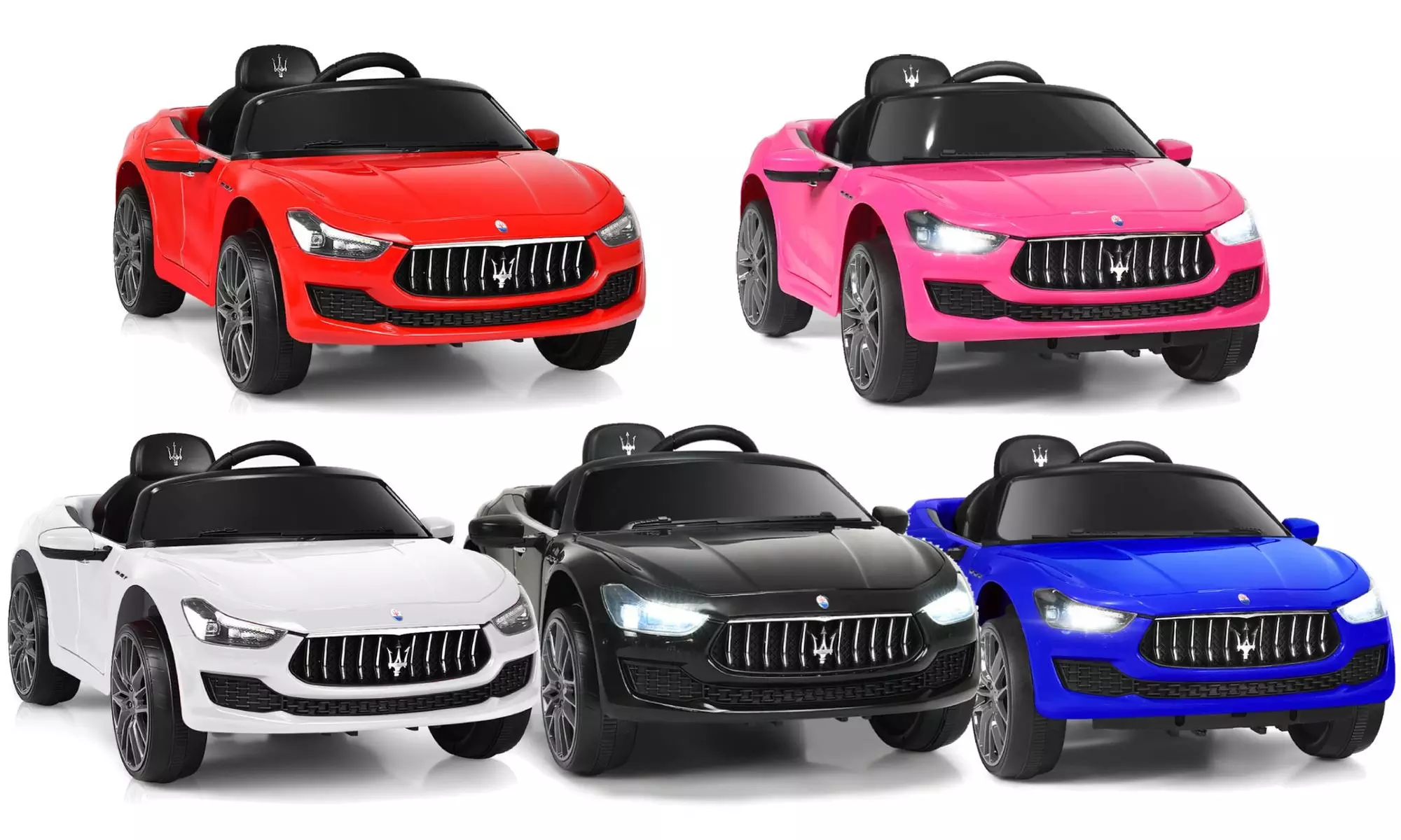 12V Maserati Licensed Kids Ride on Car w/ RC Remote Control Led Lights MP3 - Primary Image
