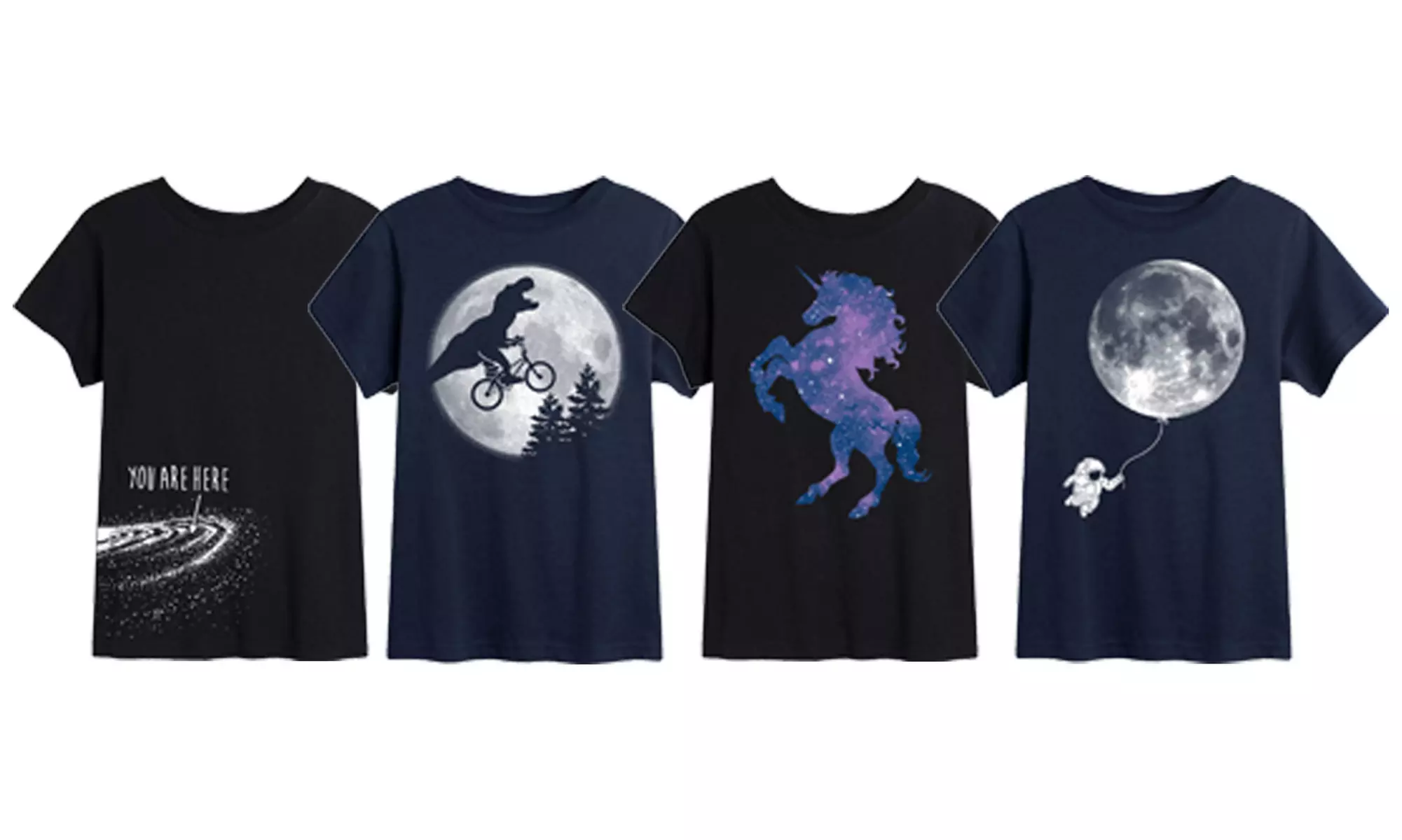 Instant Message: Kids' Stars Constellations & Galaxy T-Shirt - Primary Image