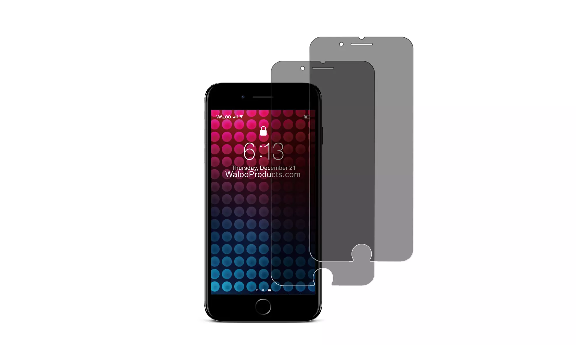 Waloo Privacy or Blue Light Tempered Glass Screen Protector for iPhone