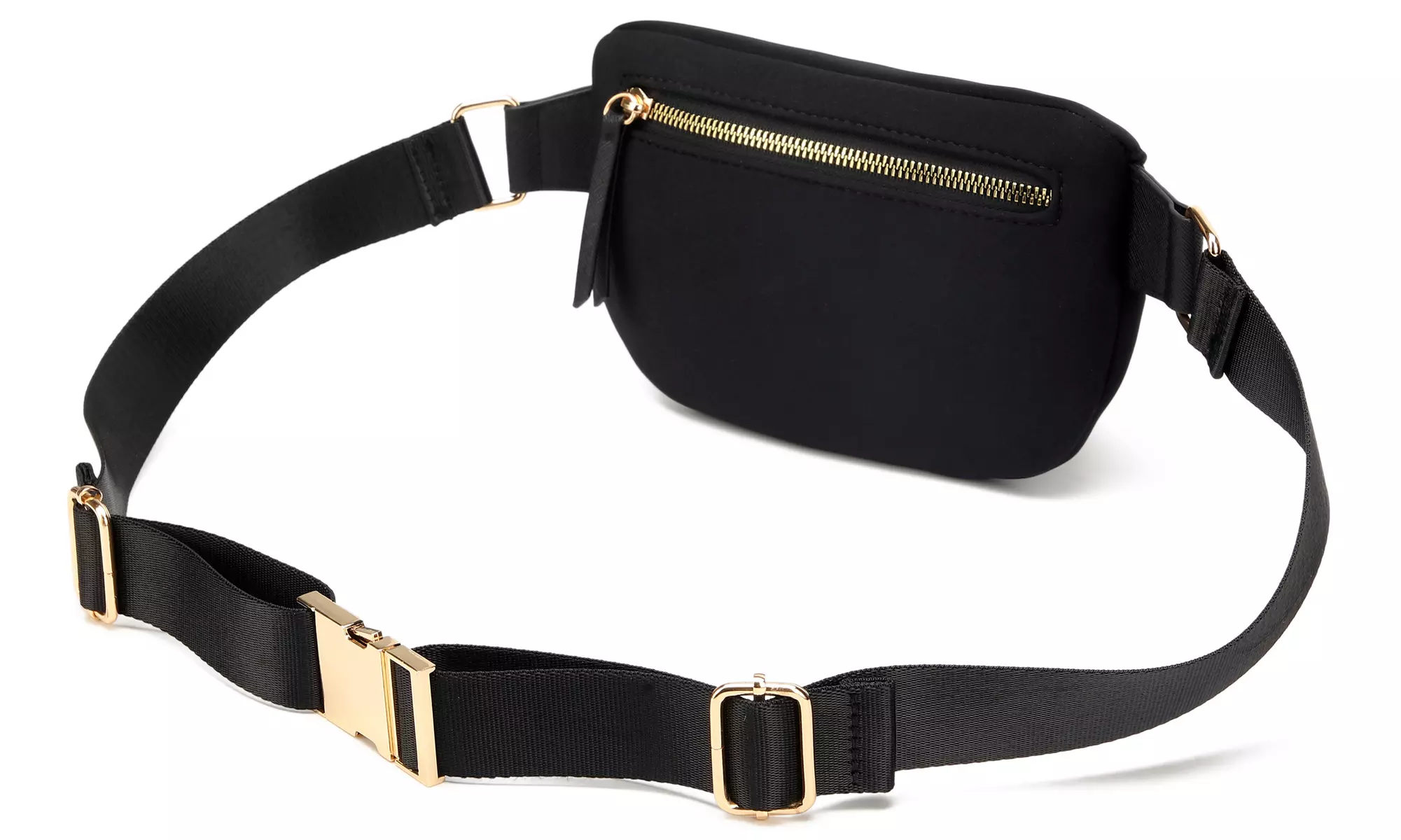 BADGLEY MISCHKA Sage Scuba and Vegan Leather Belt Bag - Fanny Pack