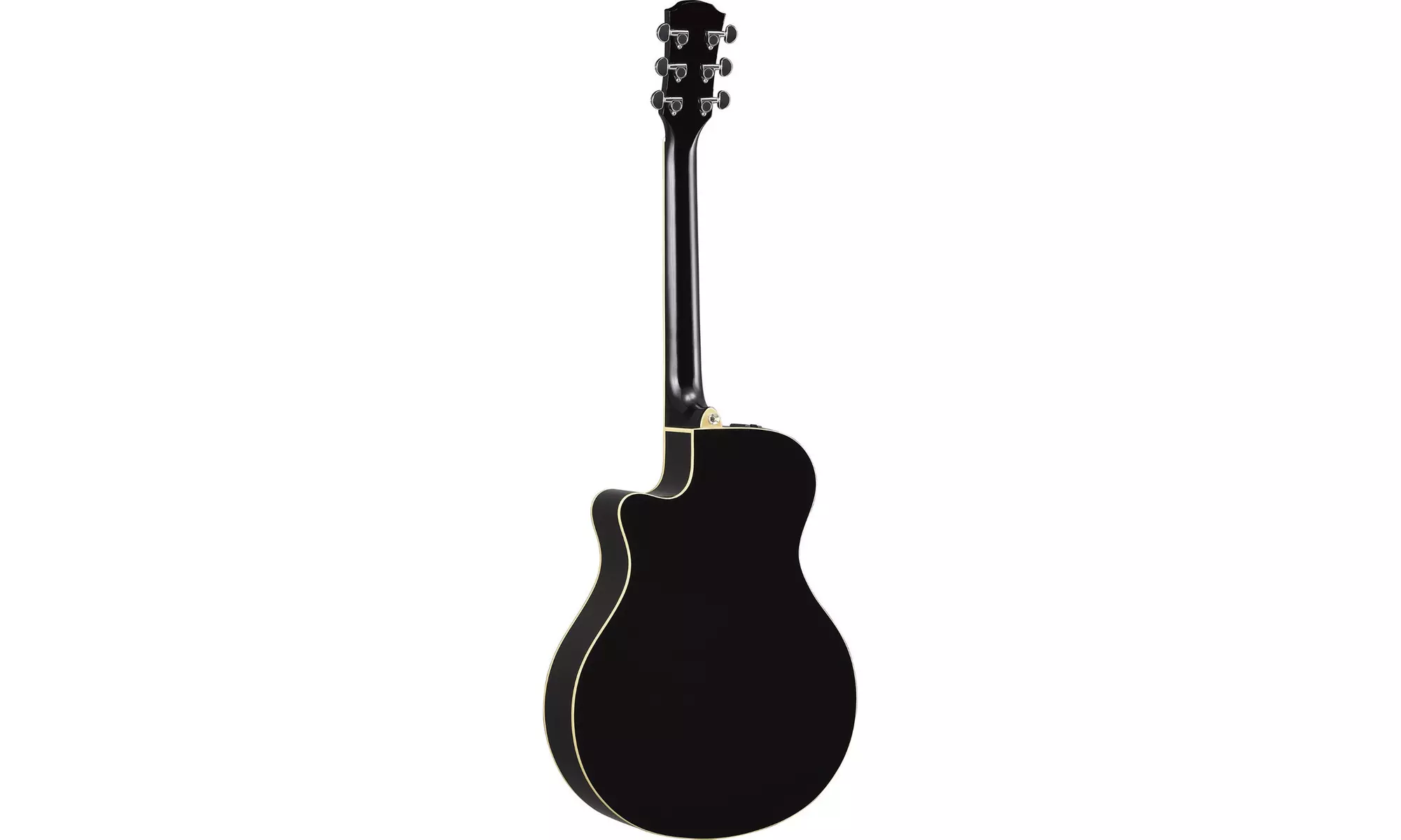 Yamaha APX600BL Thinline Acoustic-Electric Guitar (Black) - Second Medium