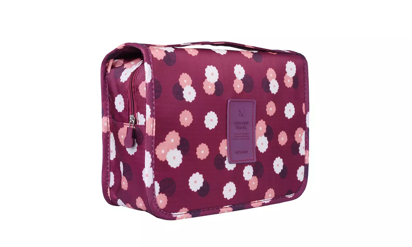 Large Cosmetic Makeup Travel Organizer Hanging Toiletry Bag