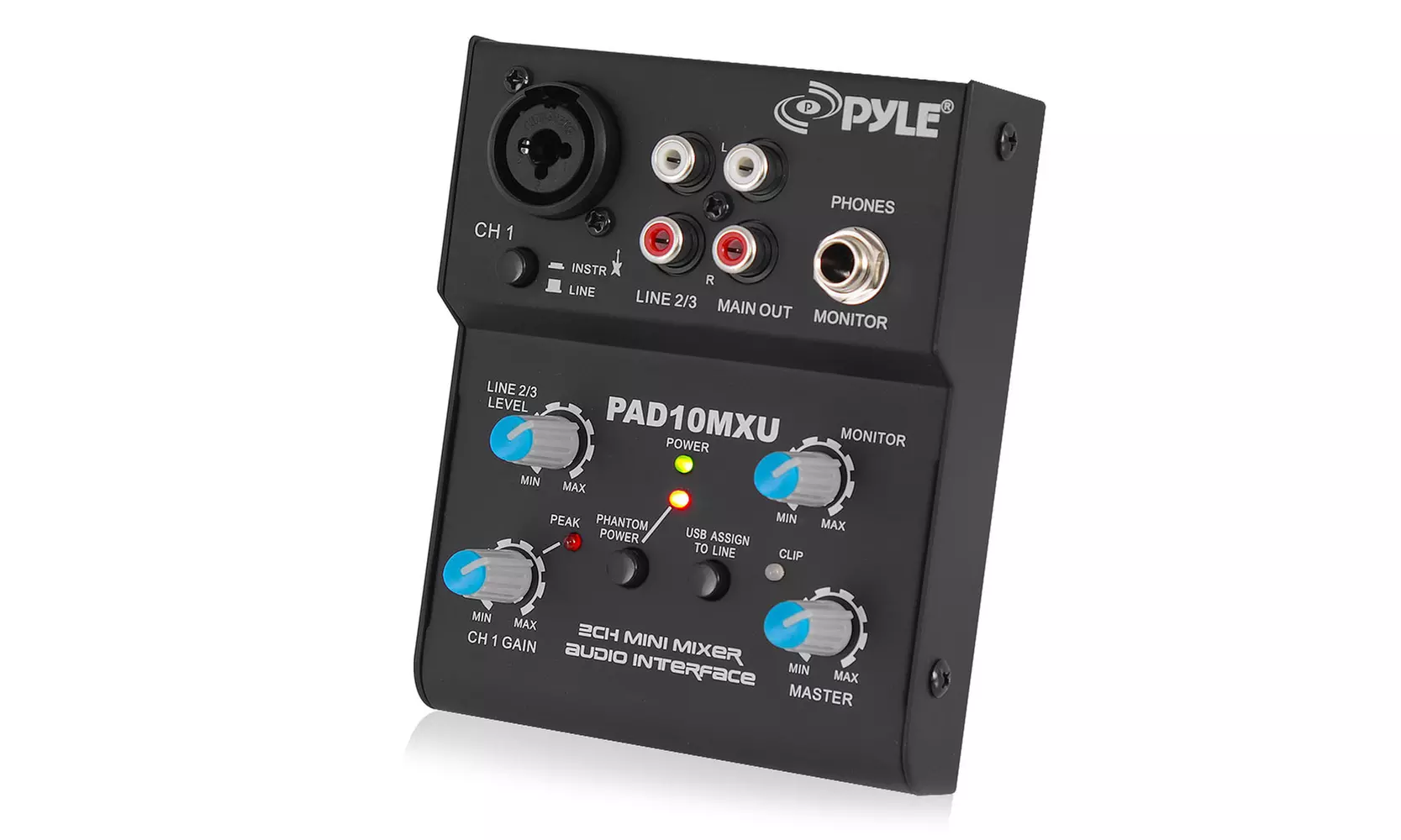 Professional Compact Audio DJ Mixer With USB Interface - Primary Image