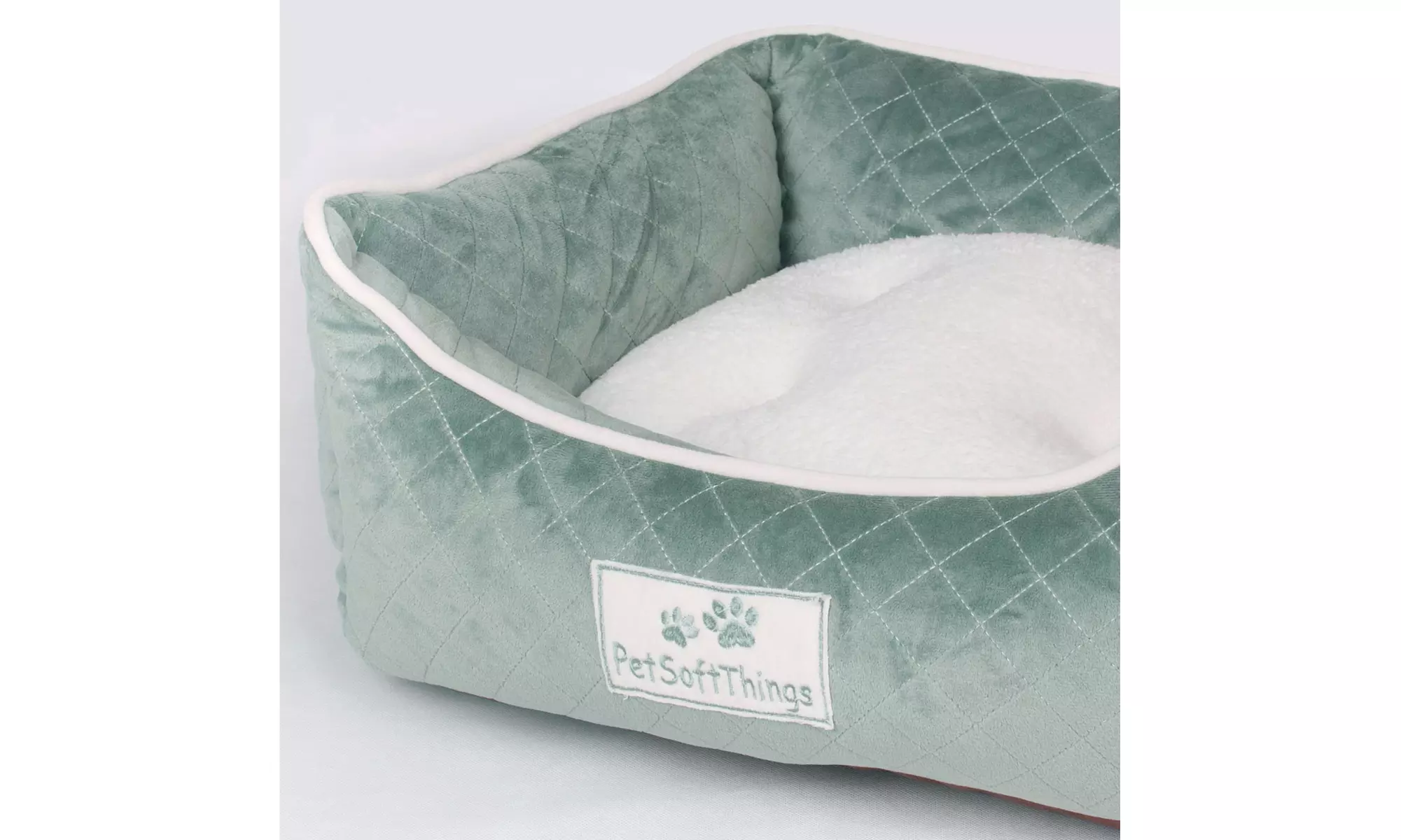 Small Dog Bed Plush Fluffy Soft Warm Calming Small Dog Puppy Kitten Cat Pet Bed