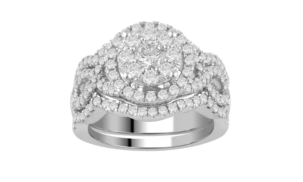 1.37 CTTW Diamond Bridal Set in 10K Gold - KR7561T-10KW - Primary Image