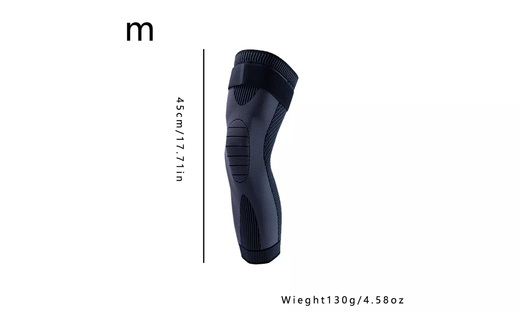US 1-2 Pcs Full Leg Compression Sleeves Long Knee Braces Support Protector Sport