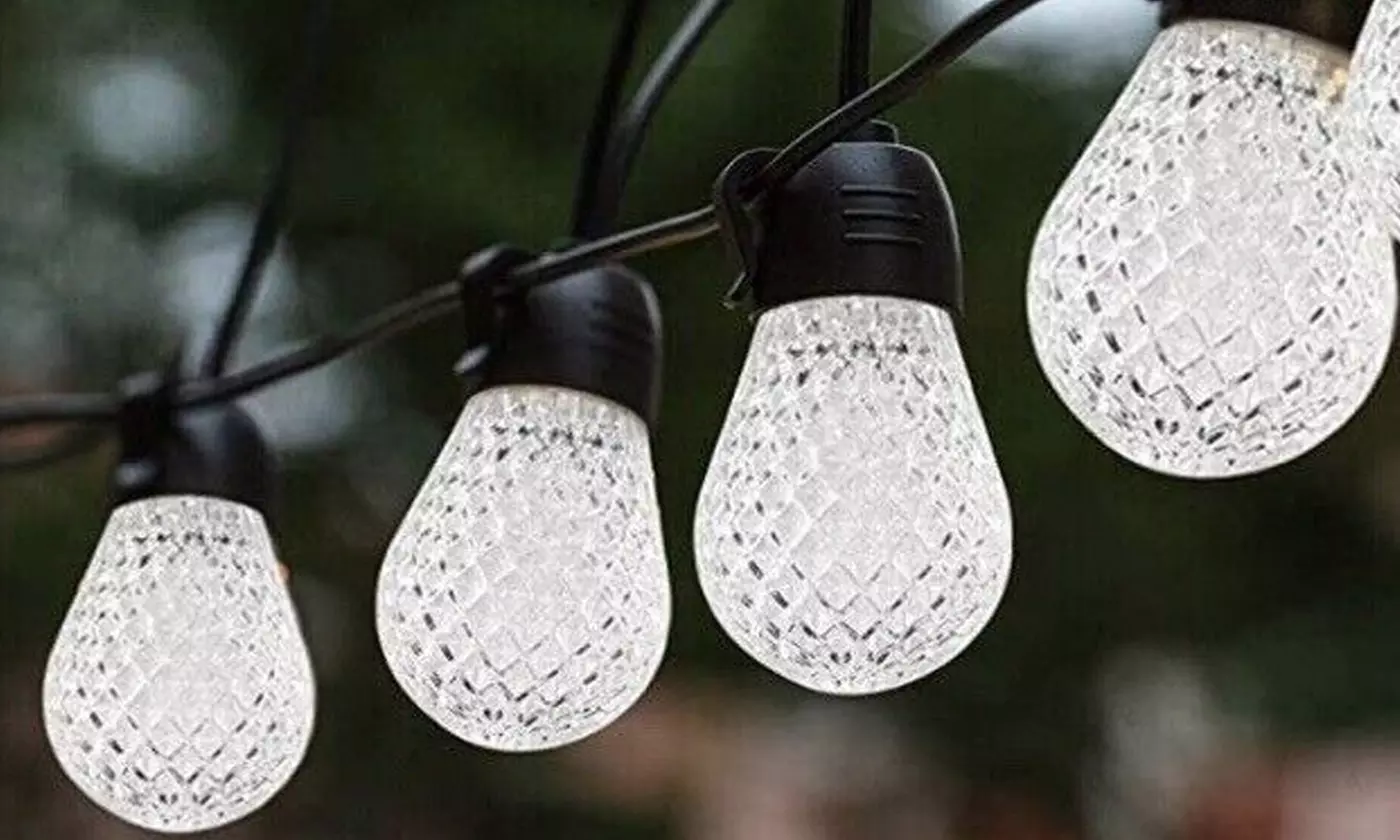iMounTEK 52.5FT RGB Outdoor String Lights 15-LED Color Changing w/ Remote & App