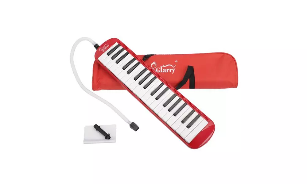 Glarry 37-Key Melodica with Mouthpiece & Hose & Bag  - Second Medium