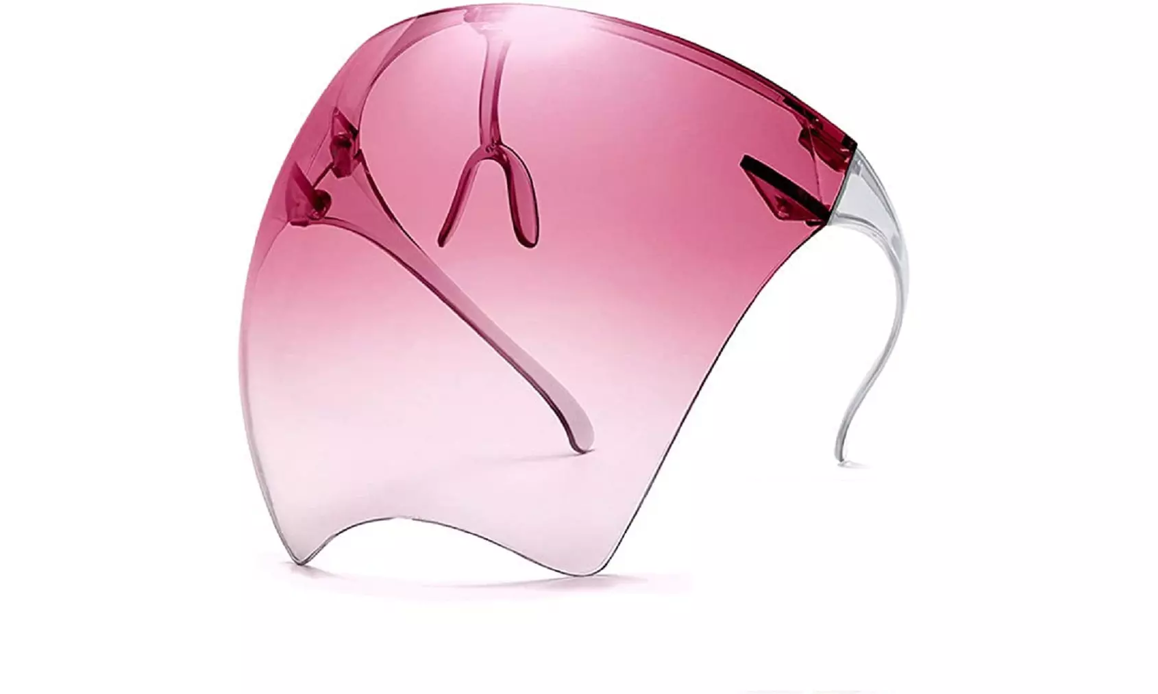 Goggle Sunglasses Visor Full Face Cover - UV400 Protective Lens - Pink Magenta - Second Medium