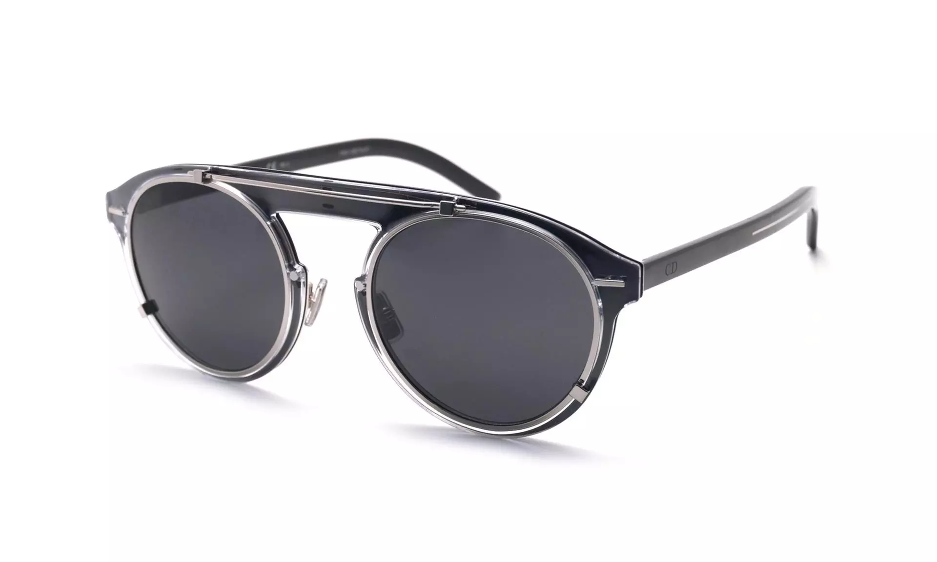 Dior Genese DIORGENESE-07C5-IR Men's 51 Grey and Blue Lens Sunglasses - Second Medium
