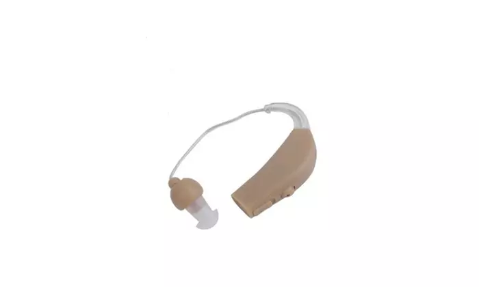 Behind The Ear Aids Aid Hearing Sound Tone Amplifier Rechargeable Kit - Primary Image
