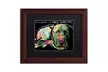 Dean Russo 'Without a Word' Matted Wood Framed Art - Second Medium
