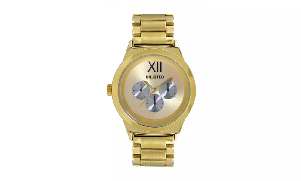 Unlisted by Kenneth Cole Men's 'UL1269' Gold Watch - Primary Image
