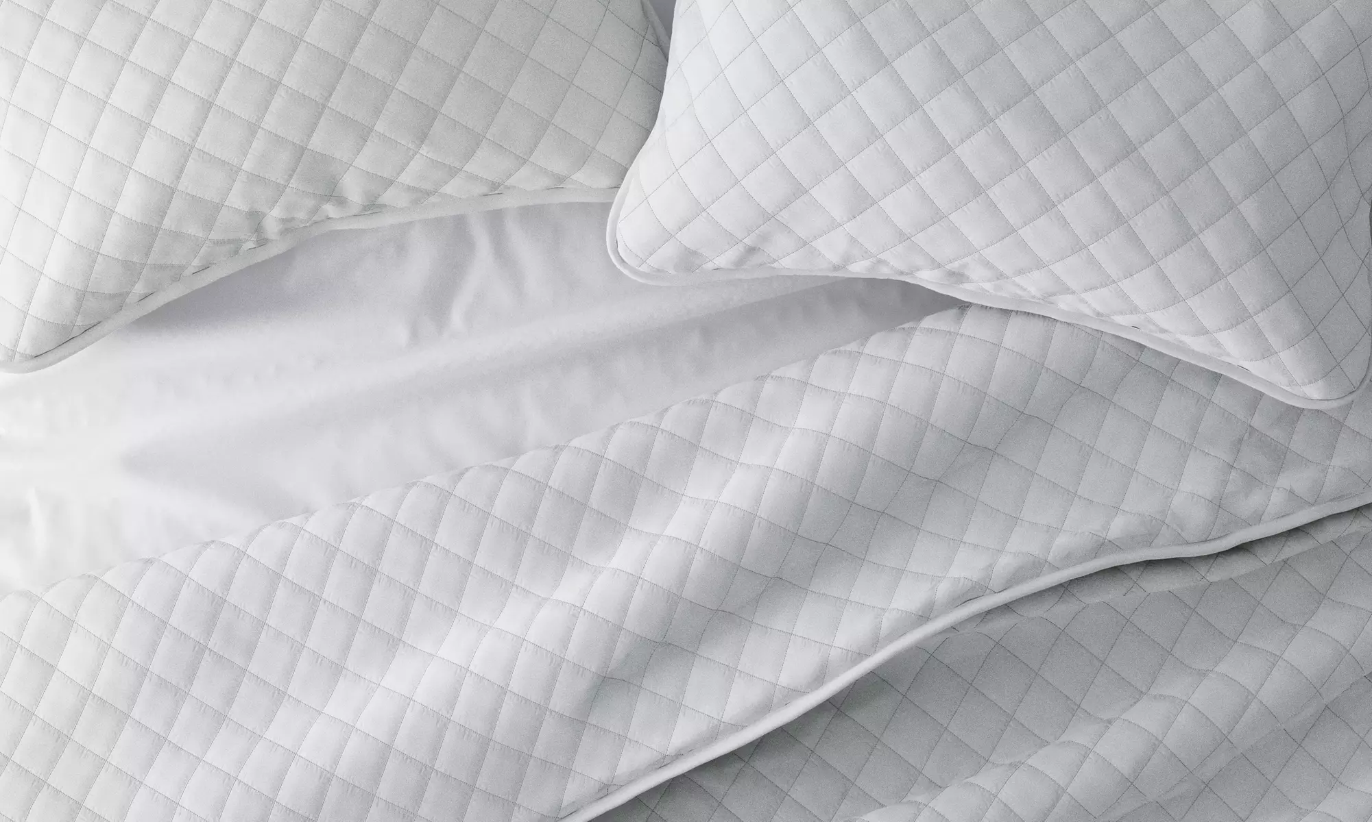 All Season 3 Piece Stitched Quilt Set with Shams