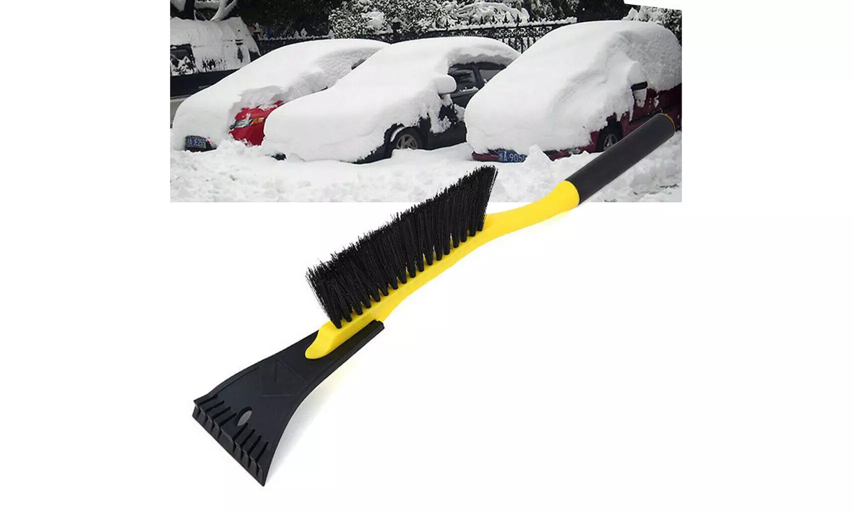 Car Snow Brush Ice Scraper Shovel Car Clean Tool Snow Removal Long Handle - Primary Image