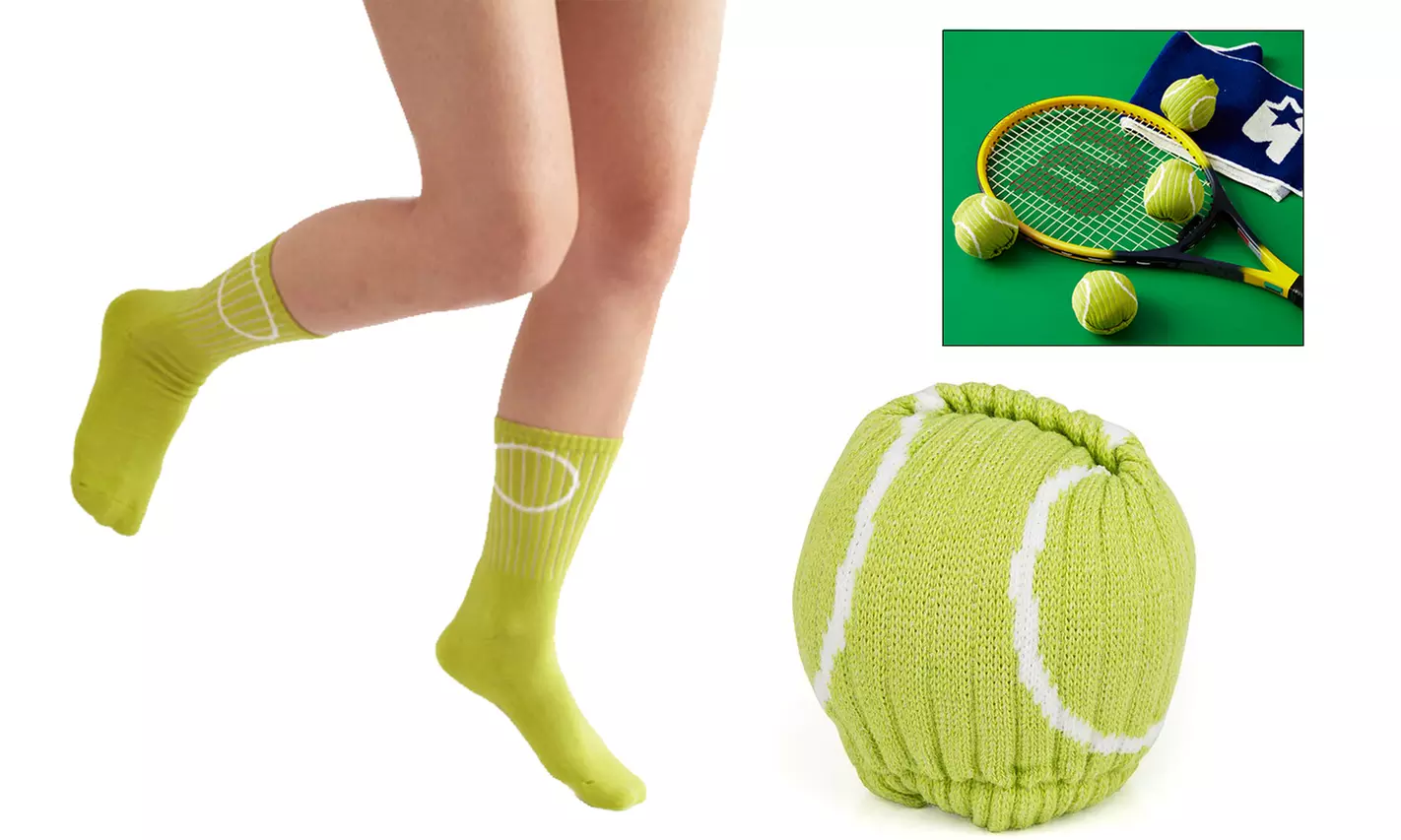 Great Roll Socks Into a Ball for Tennis Fans - Primary Image