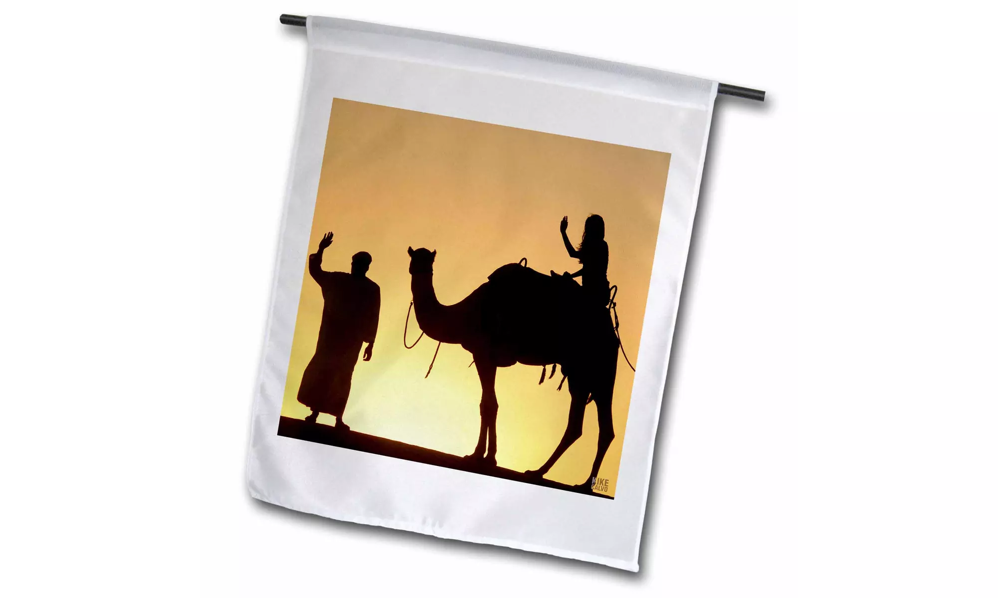  Garden Flag Desert Camels are a way of transportation,and also used for racing - Second Medium