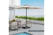 Costway 12-ft Patio Umbrella Outdoor Market Umbrella with Crank Handle 8 Ribs - Second Medium
