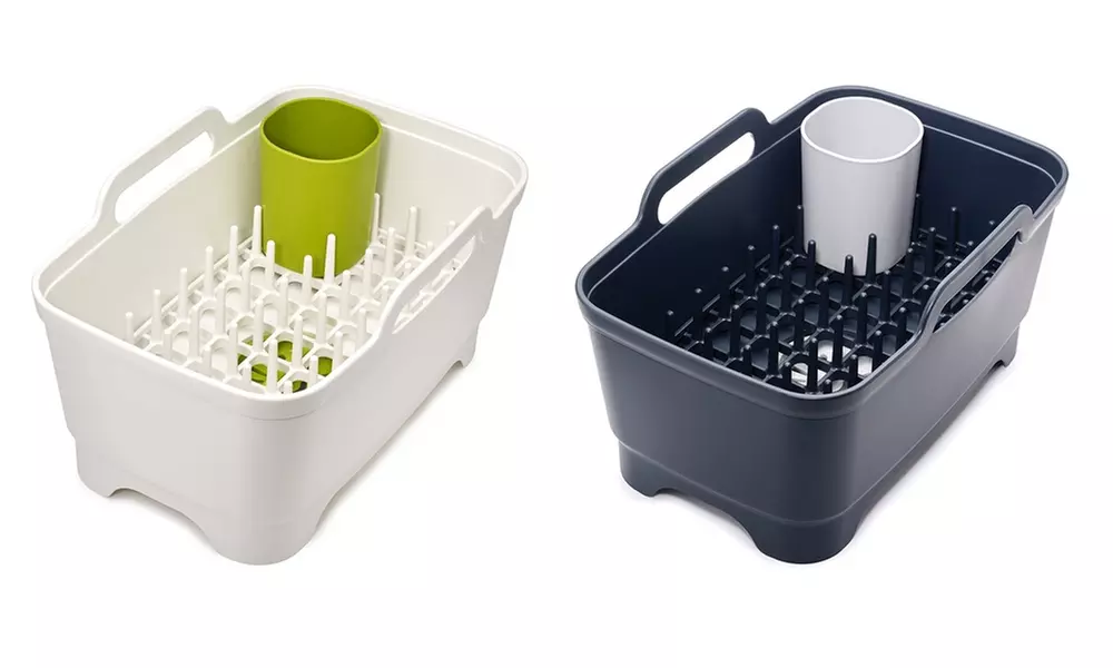 Joseph Joseph Wash & Drain Plus Dishpan & Dish Rack Utensil Holder Set w/  Basin - Primary Image
