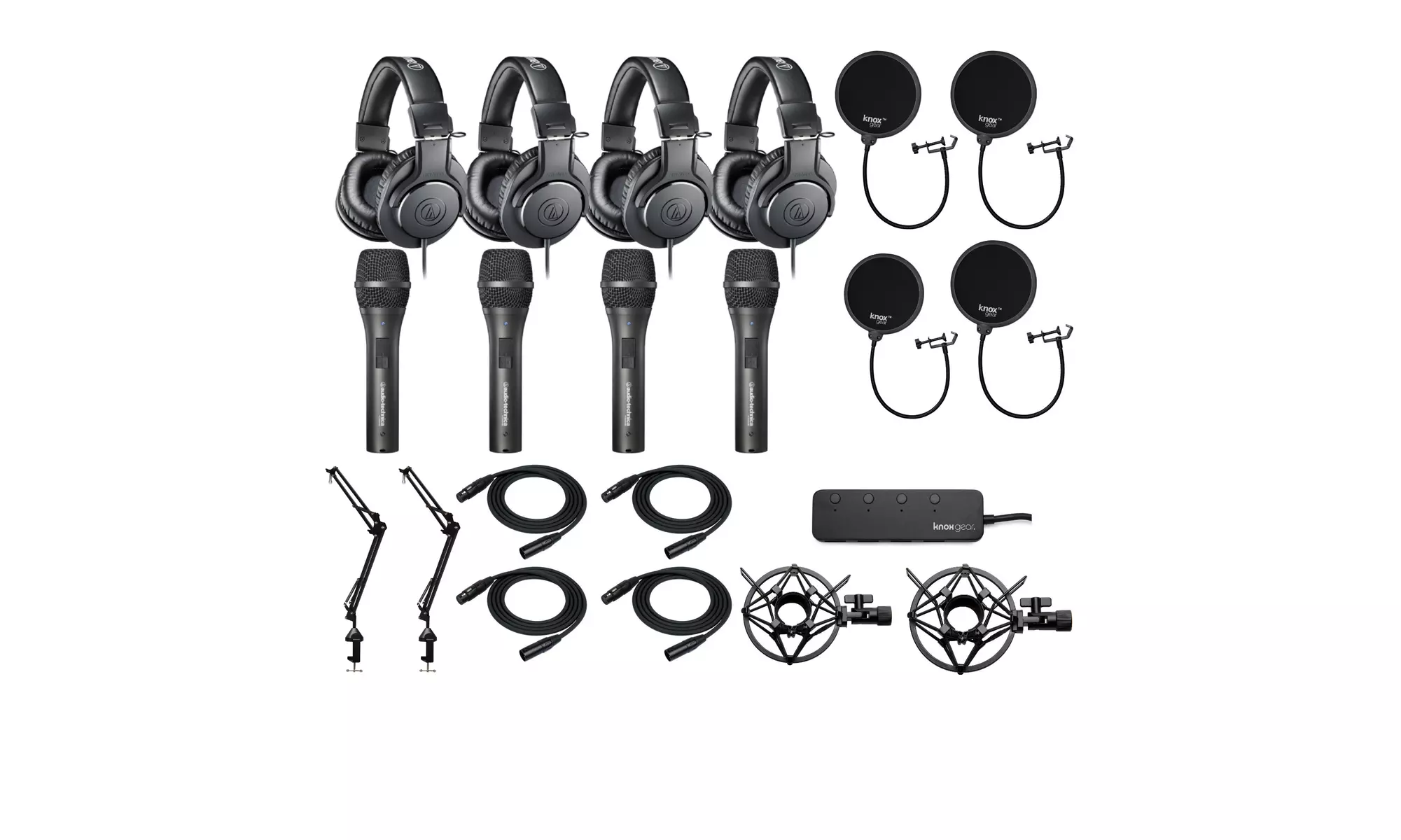 Audio-Technica AT-EDU25 Bundle With Microphone and Accessory 4 Pack - Primary Image