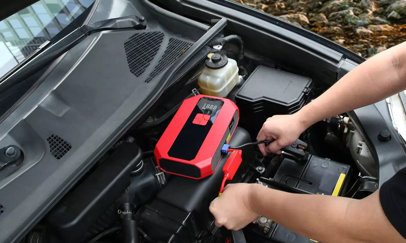 Inova 1500A Jump Starter and 20000mAh Power Bank with three Light Modes