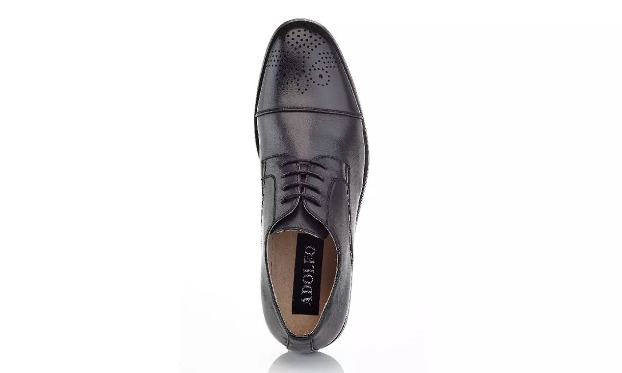 Adolfo Men's Cap-Toe Lace-Up Dress Shoes Multiple Styles