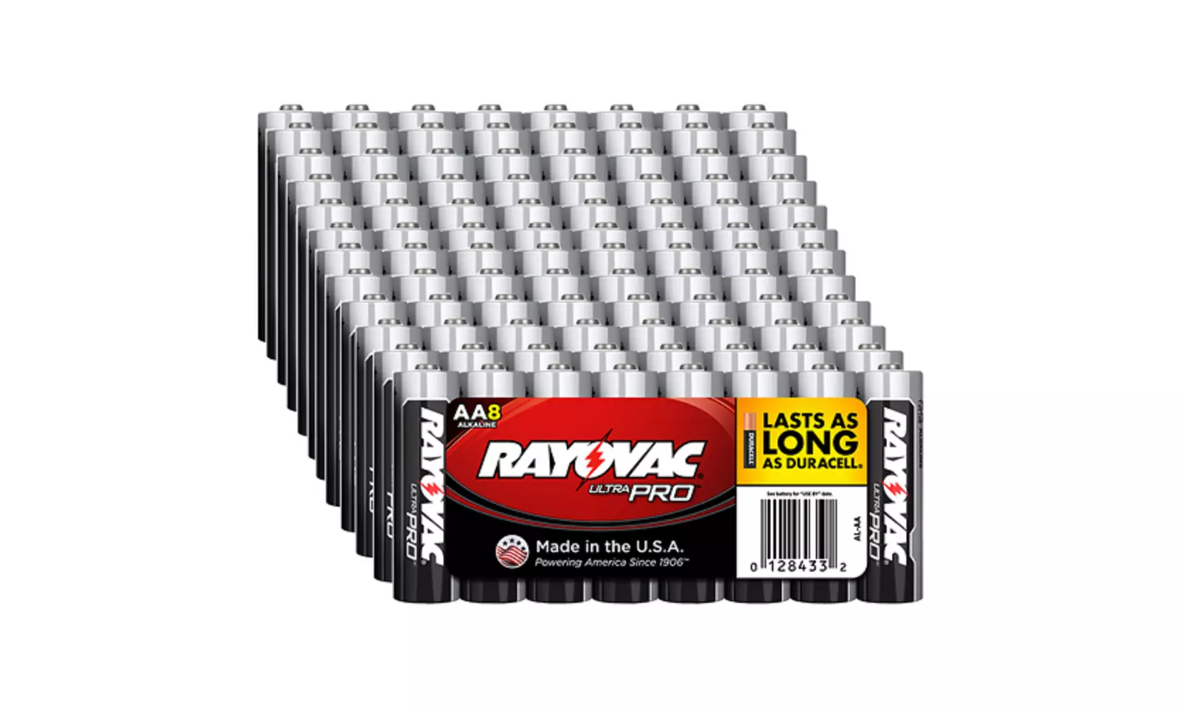 96 Pack Rayovac Alkaline AA Industrial Battery - Primary Image