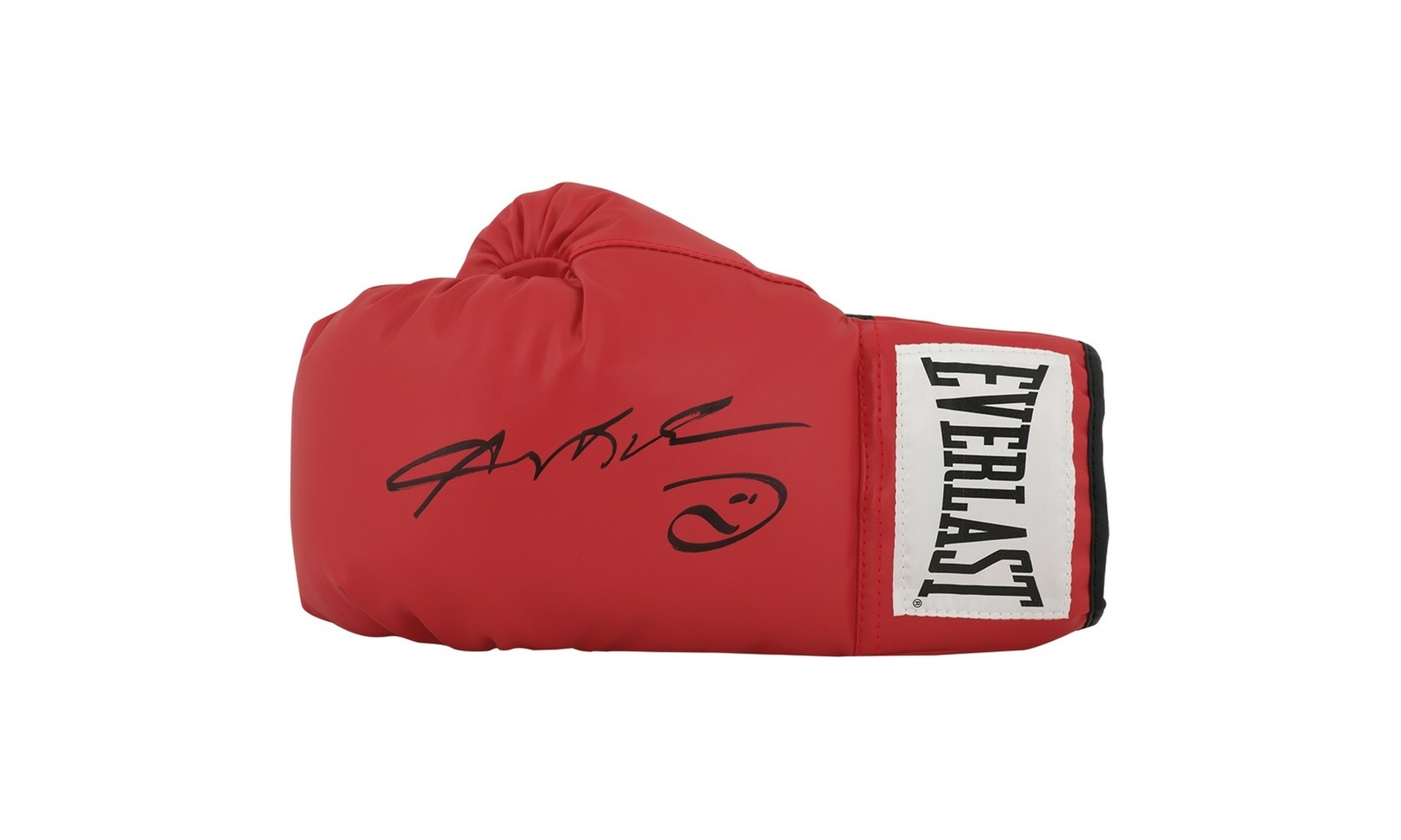 Sugar Ray Leonard Signed Everlast Red Boxing Glove - (Schwartz COA)