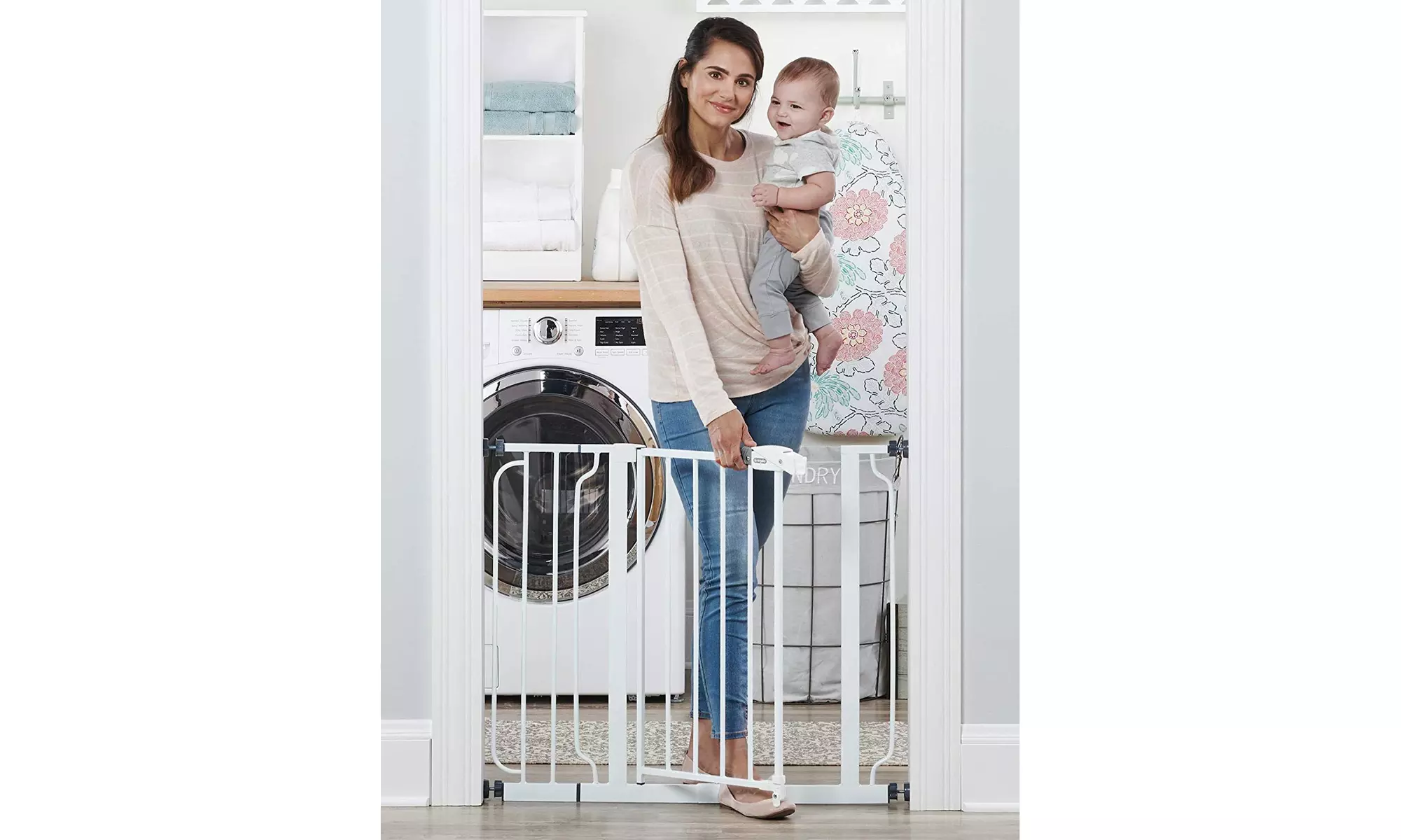 Regalo Easy Step 38.5-Inch Extra Wide Walk Thru Baby Gate, - Primary Image