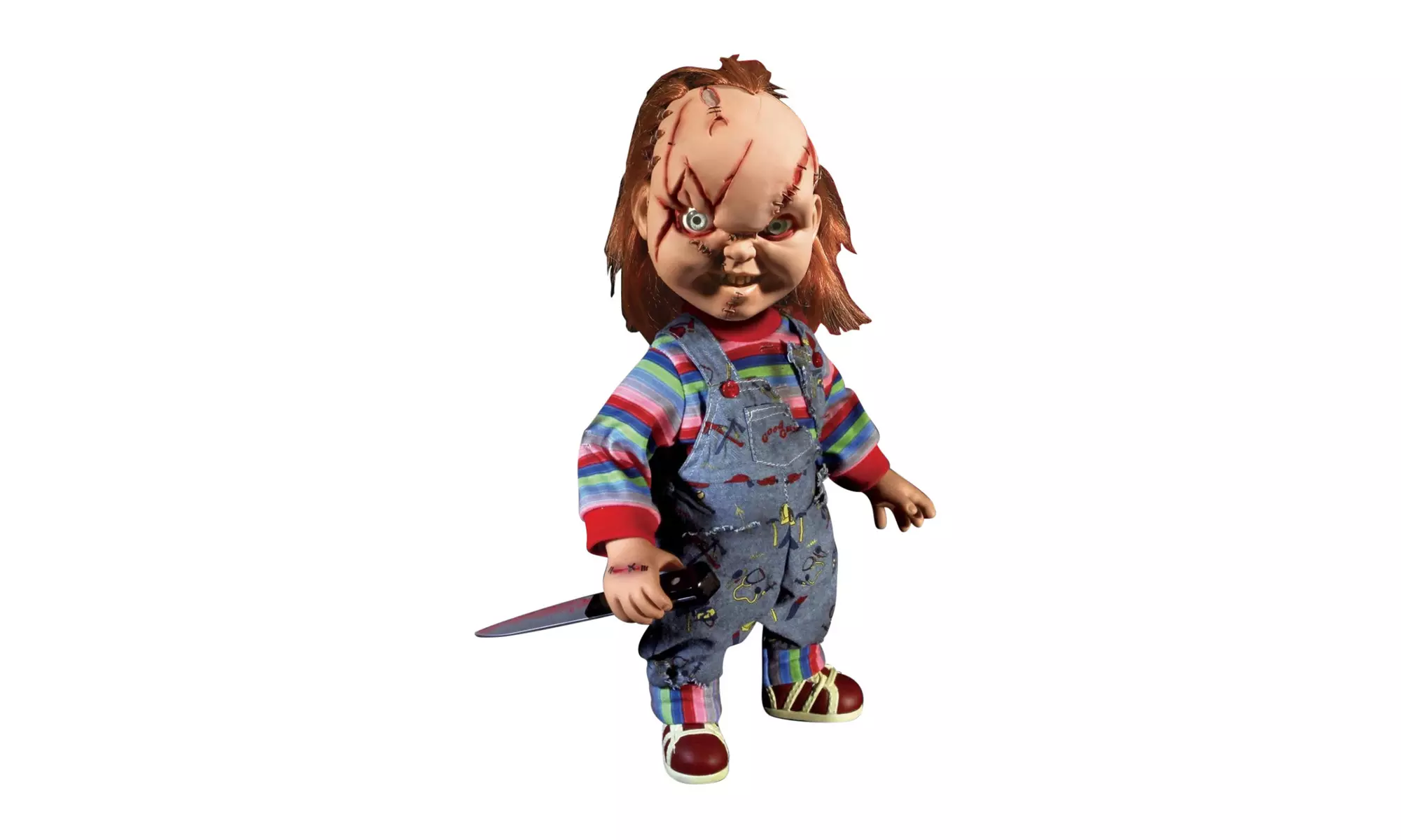 Mezco Toyz Childs Play Talking Mega Scale Chucky and Bride of Chucky (15-Inch) - Second Medium