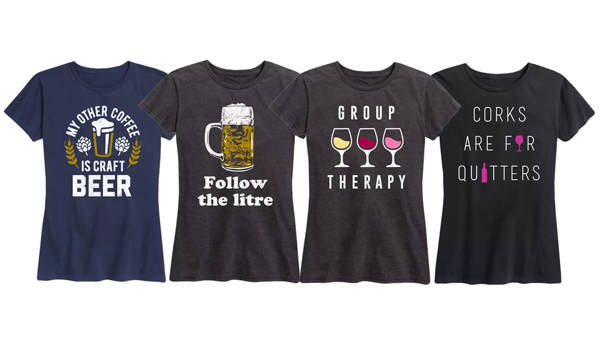 Instant Message: Winery and Brewery Tour Ladies T-Shirt - Primary Image