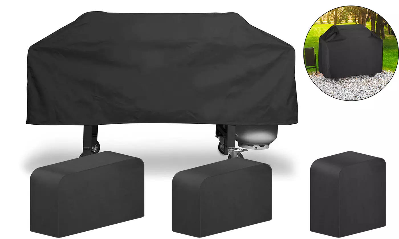 Heavy Duty Barbecue Gas Grill Cover Large Waterproof BBQ Cover UV Fade Resistant
