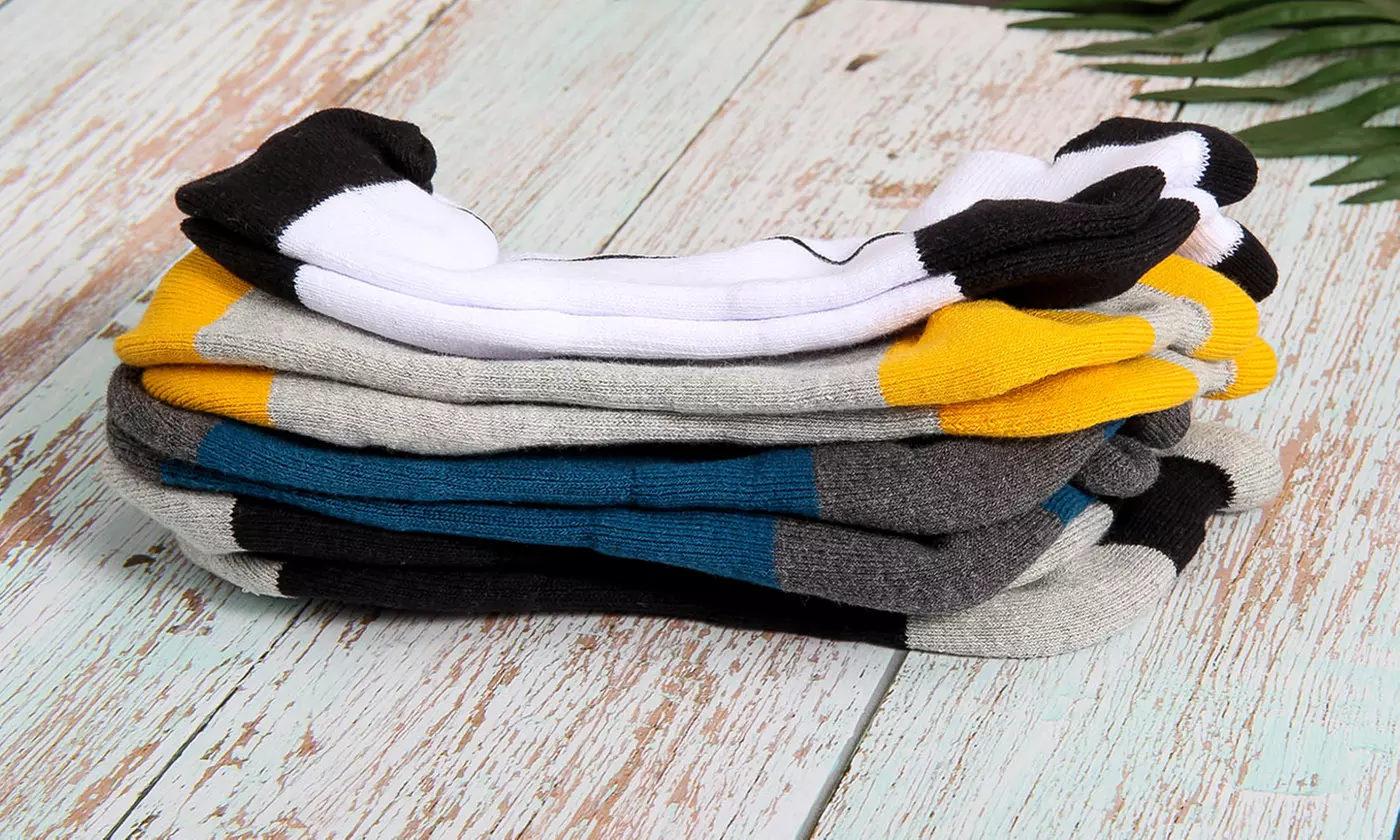 4 Pairs Mens Athletic Low Cut Ankle Tab Socks Mesh Cushioned Breathable Running