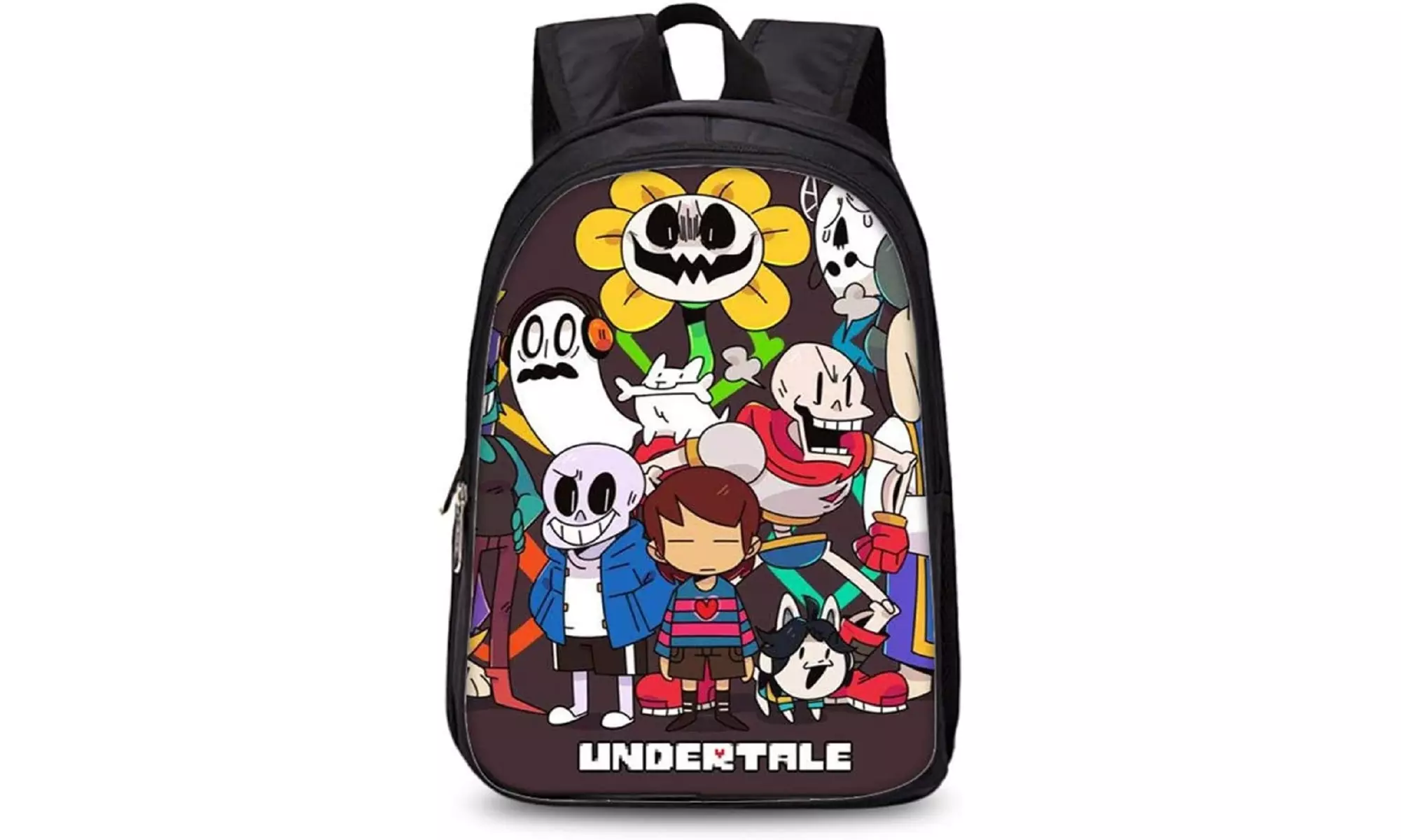 LOLPARK Undertale-Sans Graphic Printing Casual Backpack Travel Bag - Primary Image