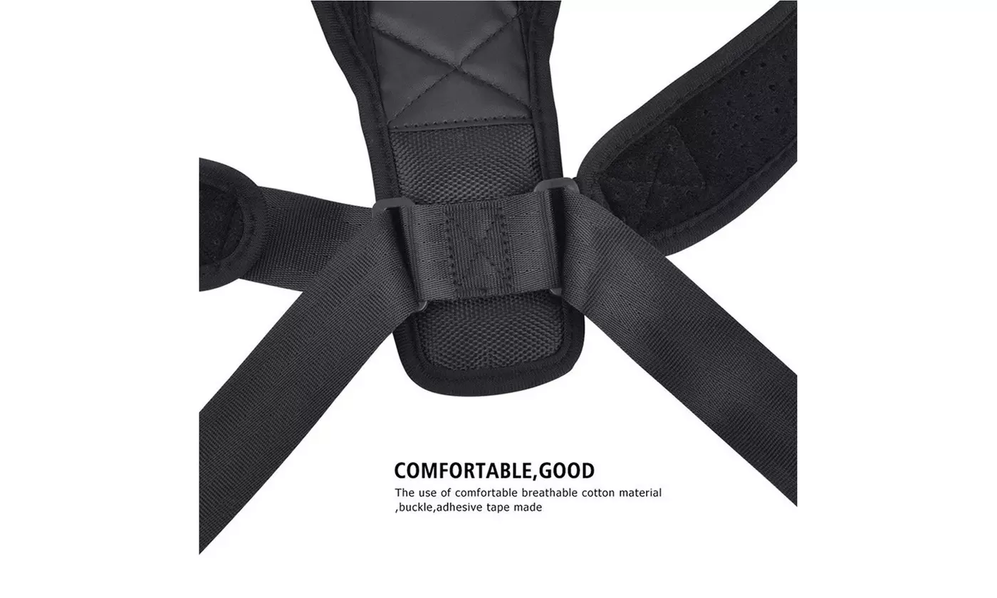 Posture Corrector Magnet Therapy Back Support Brace Adjustable Lumbar 