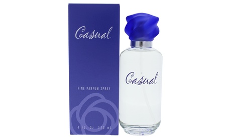 Casual By Paul Sebastian For Women - 4 Oz Fine Parfum Spray 4 Oz Spray Women Floral Parfum