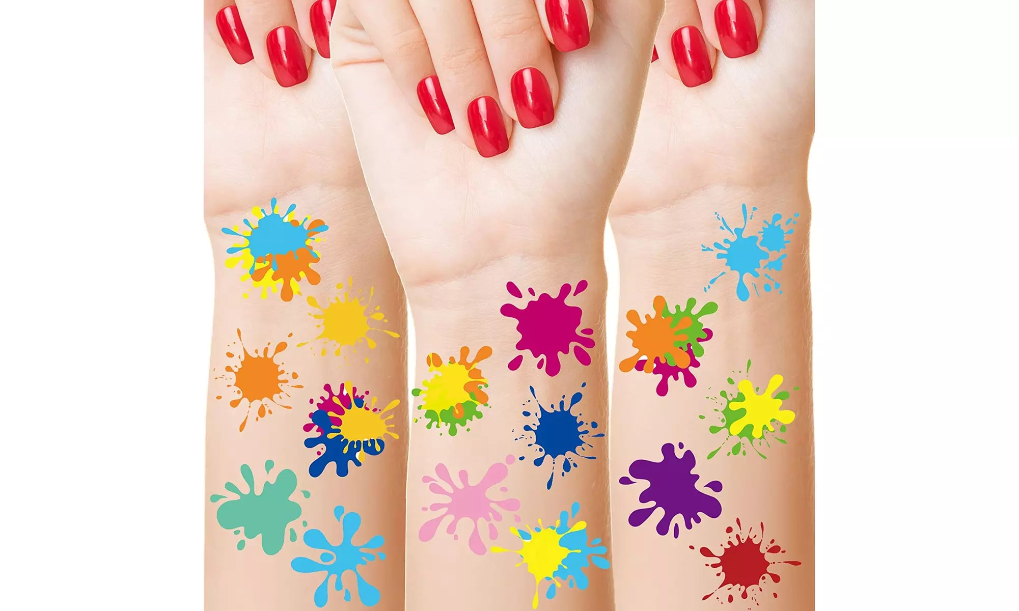 144 Pieces Artist Party Paint Splash Artist Paint Temporary for Art Party - Primary Image