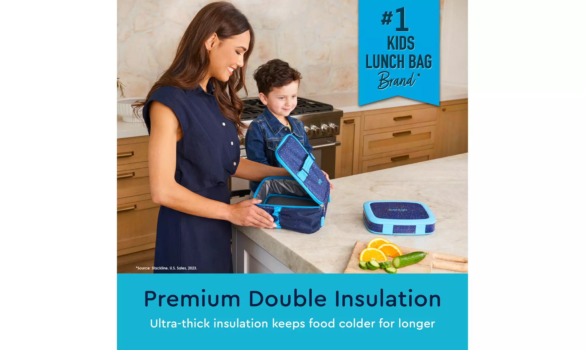 Bentgo Kids Lunch Bag - Durable and Double Insulated
