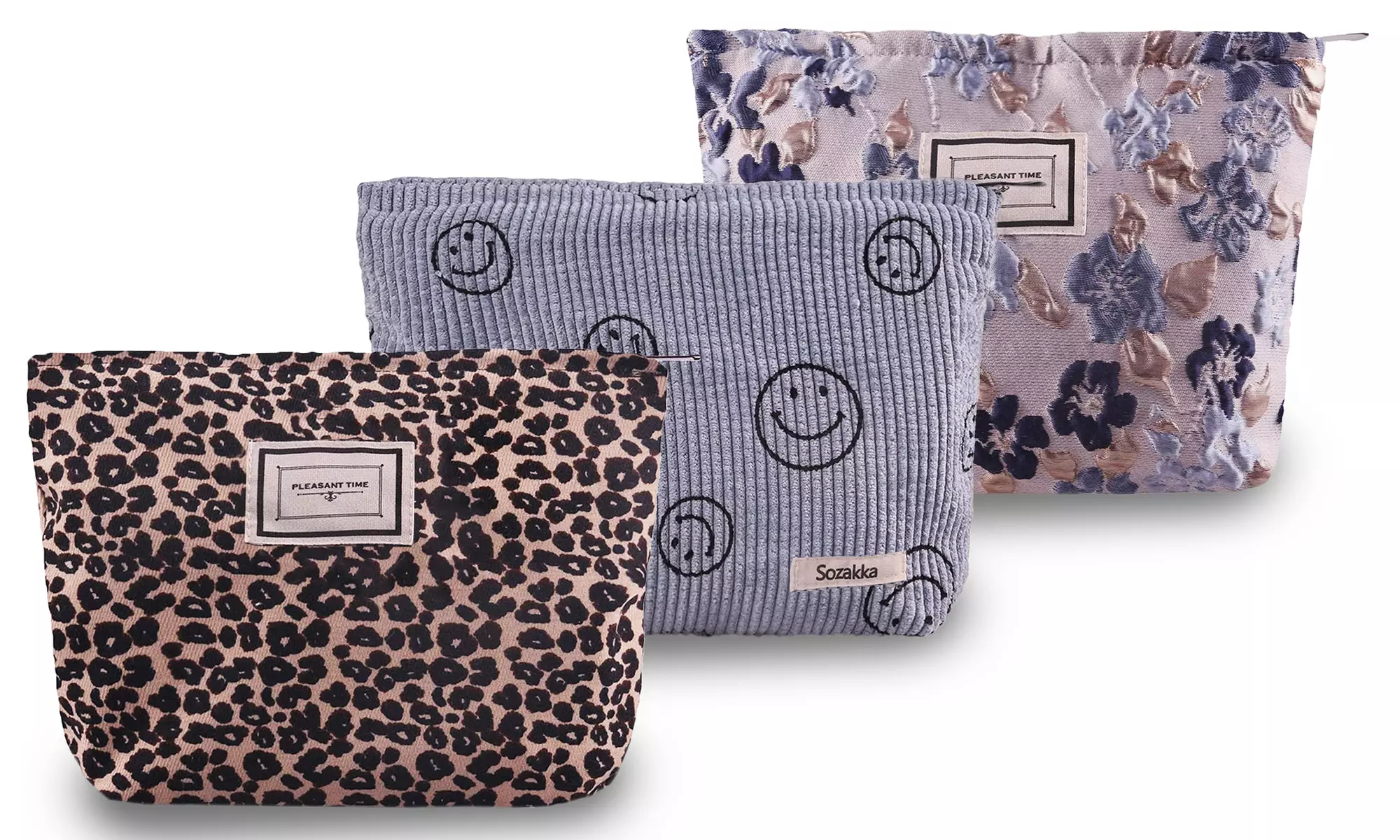 Quality Travel Makeup Bag Cosmetic organizer Case Pouch - Machine washable. - Primary Image