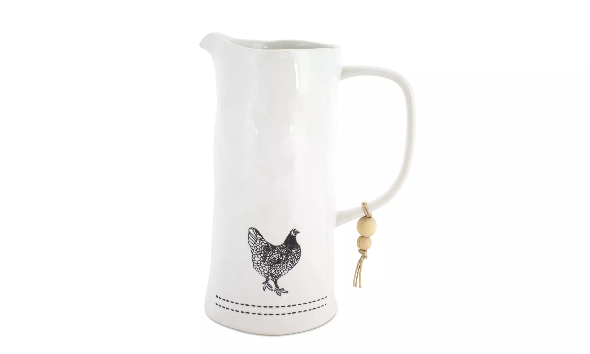 Chicken Pitcher (Set of 2) 7.25" x 9.5"H Stoneware - Primary Image