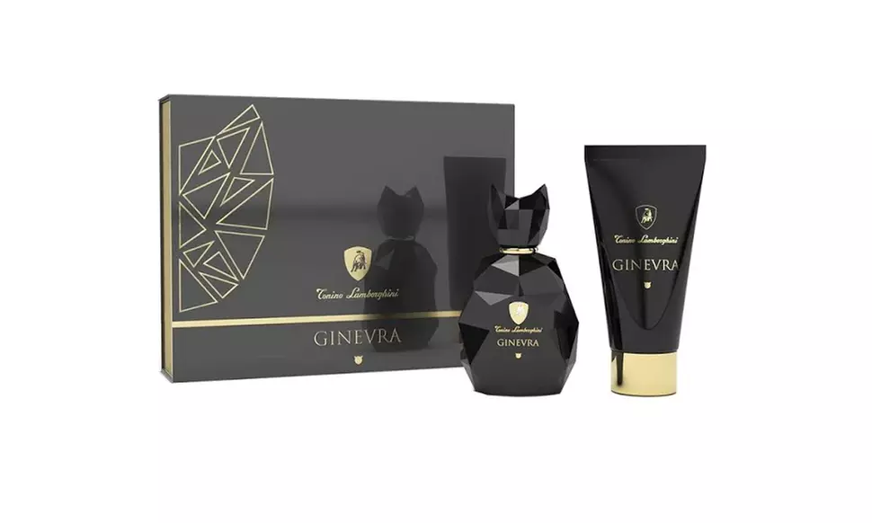  Ginevra Black Panther EDP 3.4oz and Body Lotion 3.4oz Set  for men 